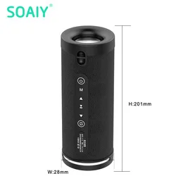 E12 IPX6 Водонепроницаемый 10 Вт высокомощный наружный портативный karoke midrange глубокий бас tws-динамик с микрофоном