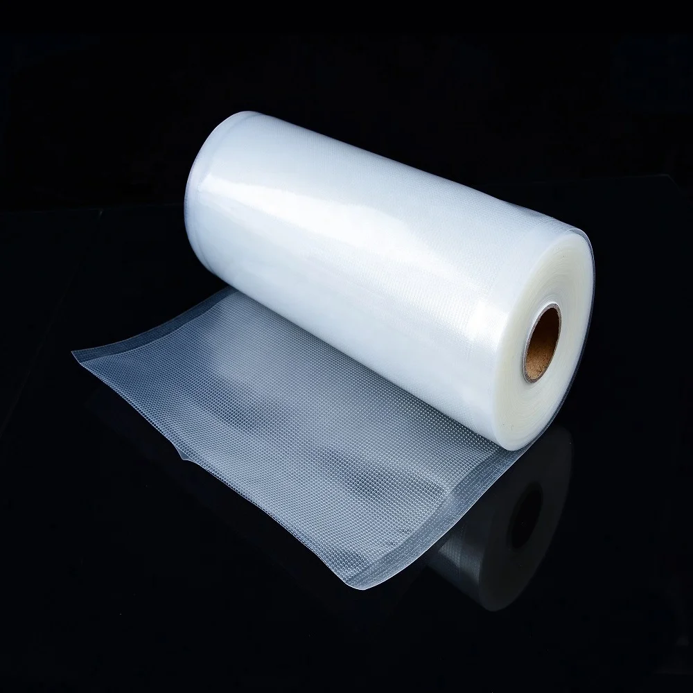 Commercial Grade Embossed Vacuum Sealer Bag Roll For Food Packaging 28cm x 6m Vacuum Sealer Roll Bag