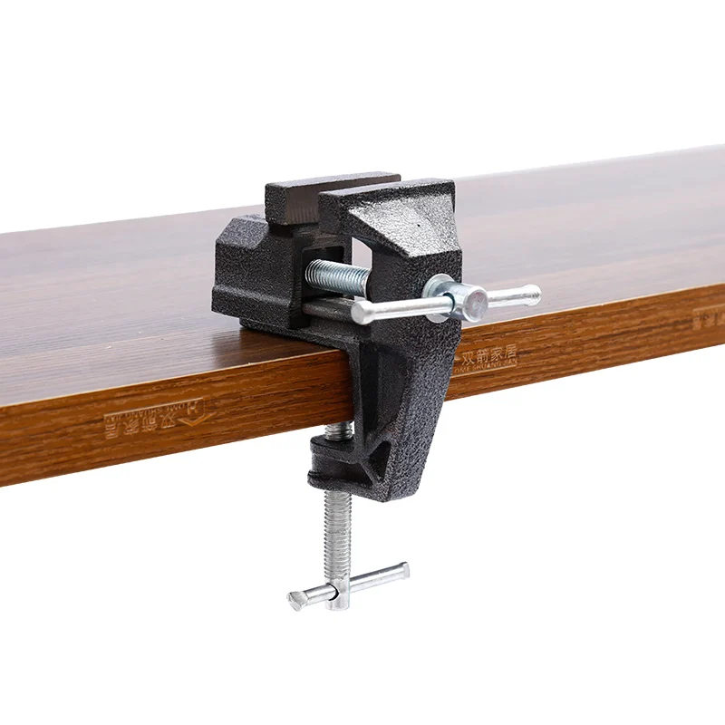 
Fixed table vise with drill clamp Drill Clamp Fixed Table Vise Universal Bench Vise 