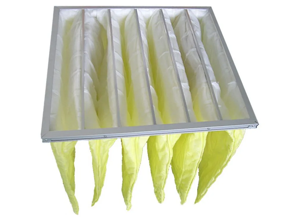 F5-F8 Non-woven Pocket Air Filter Bag Free Spare Parts Synthetic Fiber for Air Condition Customized Eco-friendly