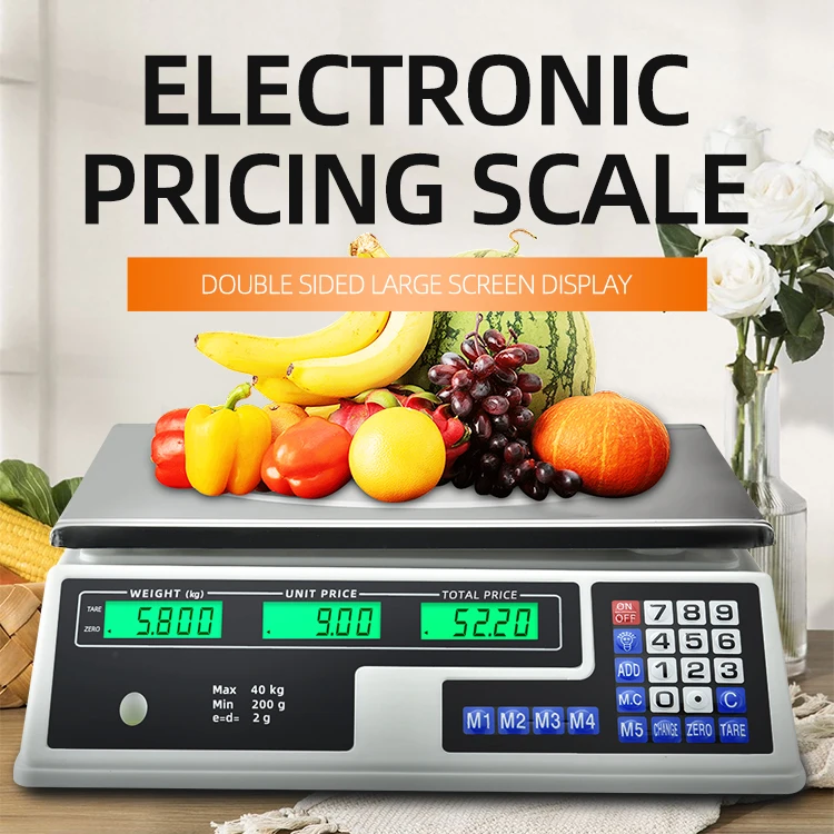 Electronic Price Computing Scale 40kg Weighing Scale Price