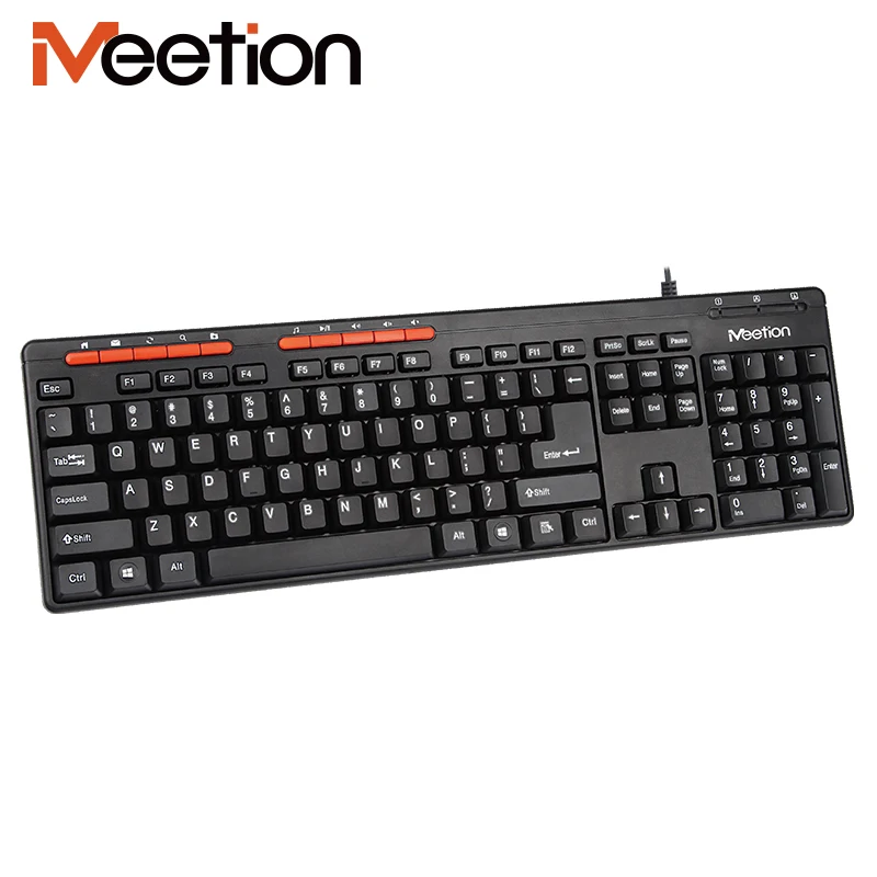 K600M US Layout Latest USB Corded Multimedia Ergonomic Computer Accessories Keyboard