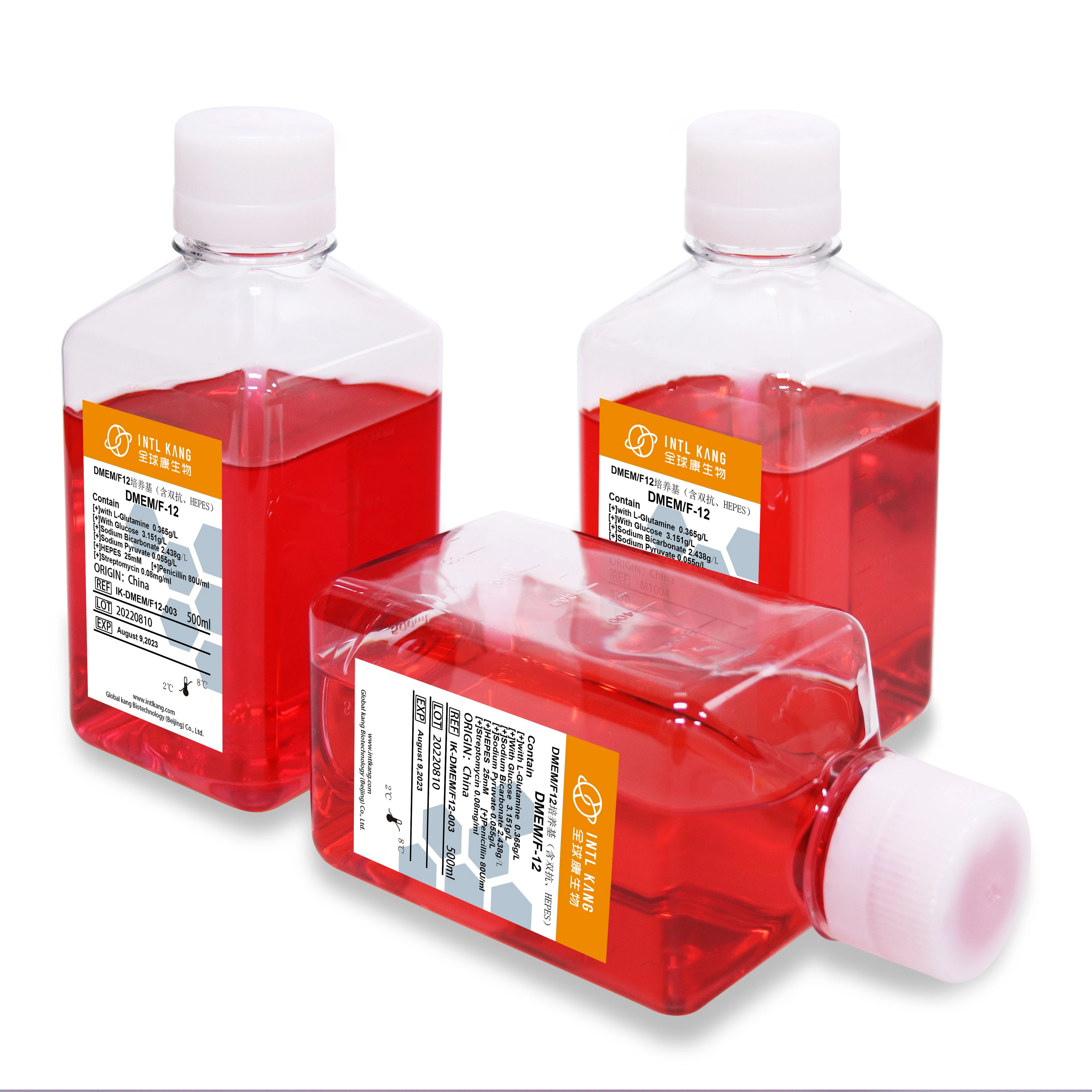 DMEM F12 with HEPES and Antibiotic for Laboratory Research Liquid Cell Culture Meida