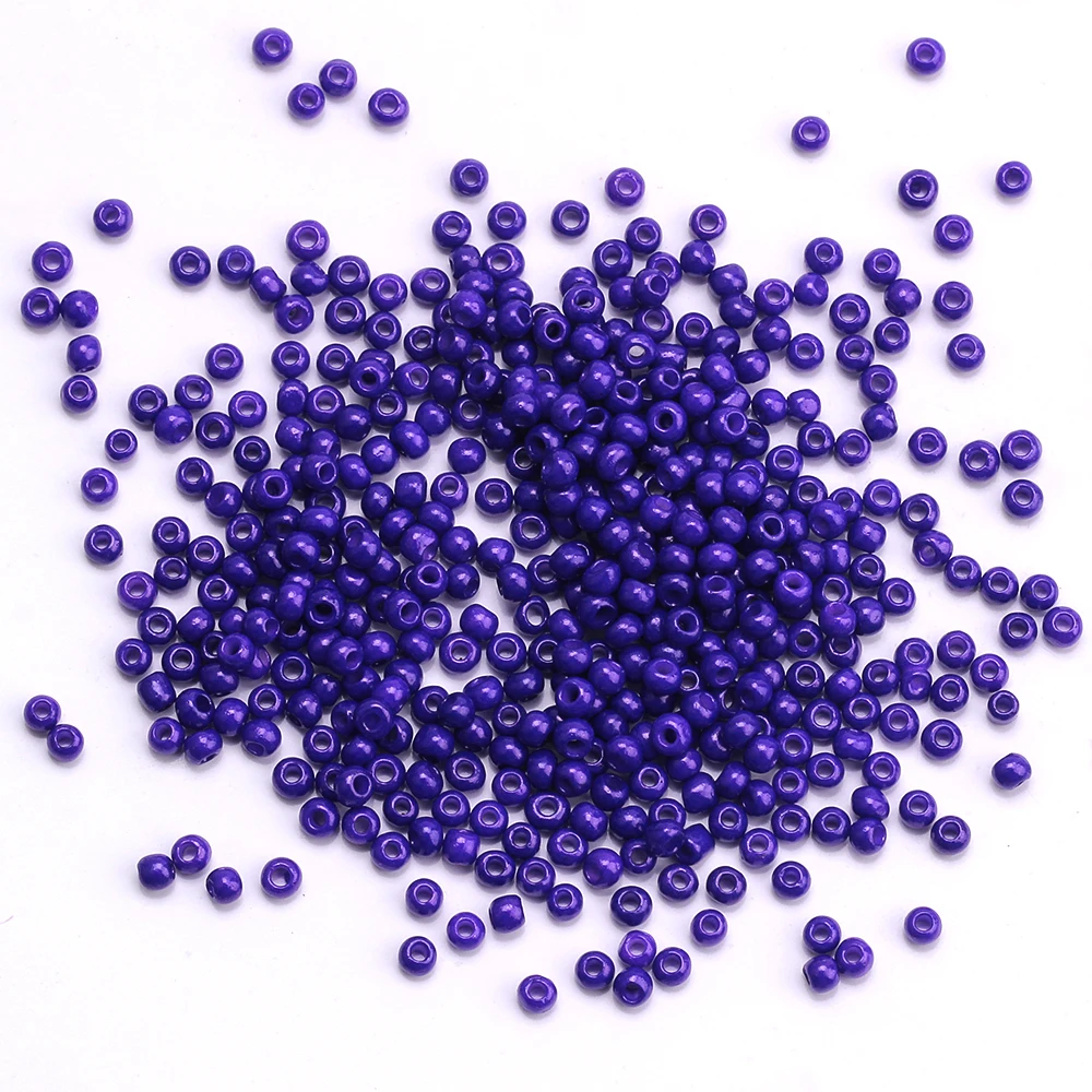 Wholesale High Quality Opaque 2mm 3mm 4mm Glass Seed Beads 450g/bag Size 6/0 8/0 11/0 12/0 15/0 Waist Beads For Jewelry Making