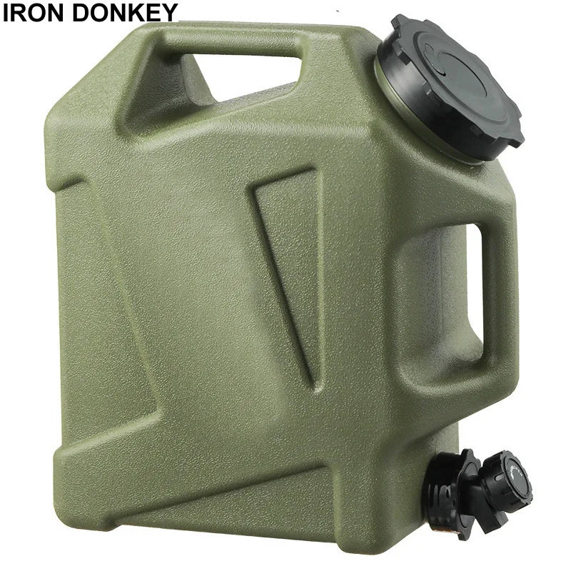 IRONDONKEY Camp Drinking Water Bucket Storage Pure Water with Faucet RV Car mounted Outdoor PE Water Bucket Dew
