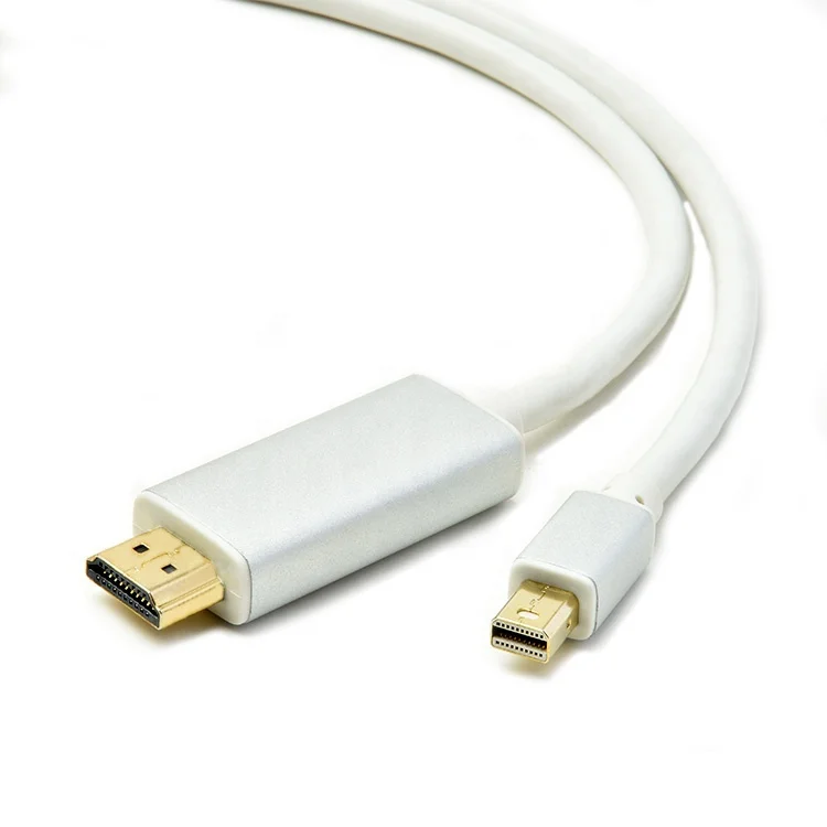 Aluminum shell, High -end support 4K*2K*1080p Mini DisplayPort DP Thunderbolt To HDmi Cable Converter