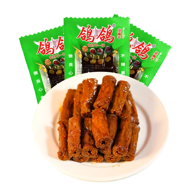 500g Bulk Chinese Food Wholesale Special Latiao Hot Chewy Snacks Bean Sausages Spicy Gluten Sticks Spicy Strip