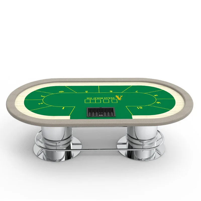 Оптовая продажа от производителя YH, деревянные покерные столы для казино Делюкс, 10 игроков, Техасский Холдем