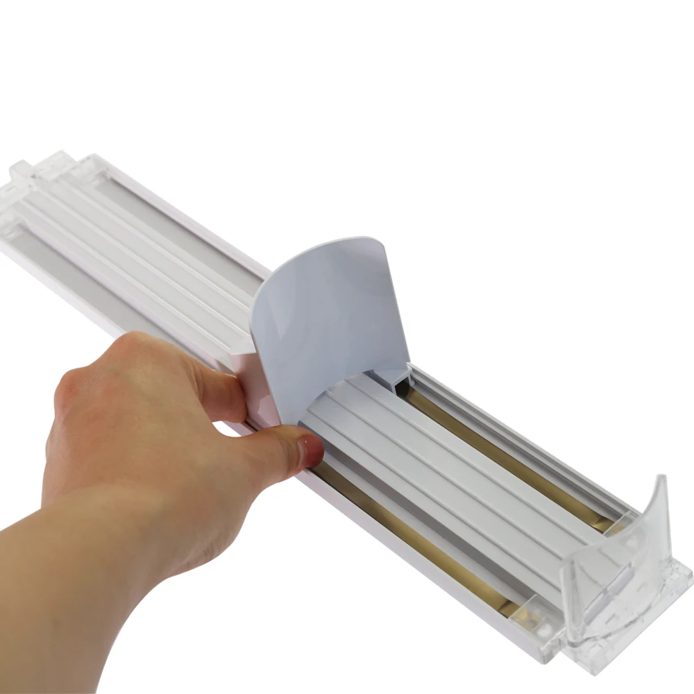 Spring Loaded Drink Organizer For Fridge Shelf Pusher Display Rack Custom Supermarket Plastic Shelves Retail Store Drink Pusher