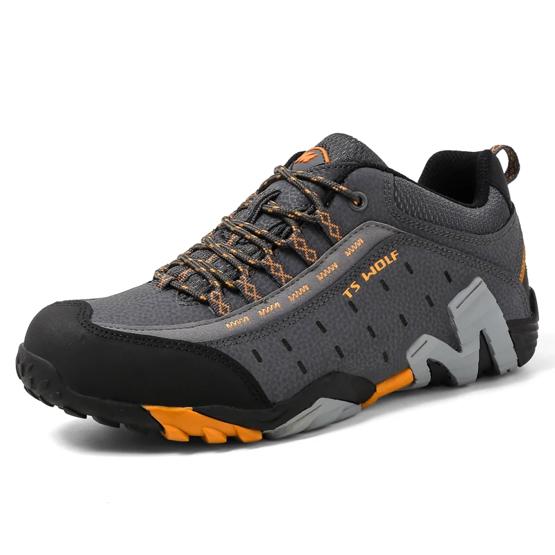 
men outdoor shoes action waterproof trekking shoes women hiking shoe hill climbing safety shoes 