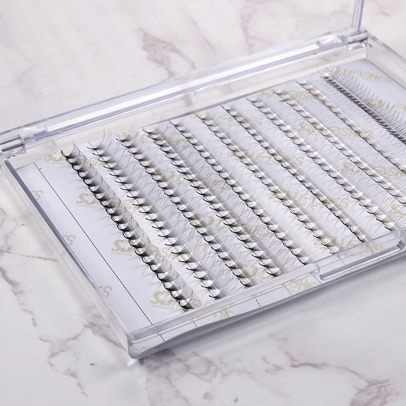 Eyelash Extension Pre Made Fans Lashes 4D 5D Short Stem Loose Premade Volume Fans lash Vendor
