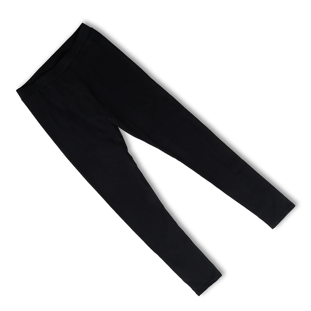 Недорогие эластичные удобные цветные однотонные Детские хлопковые леггинсы для тренировок