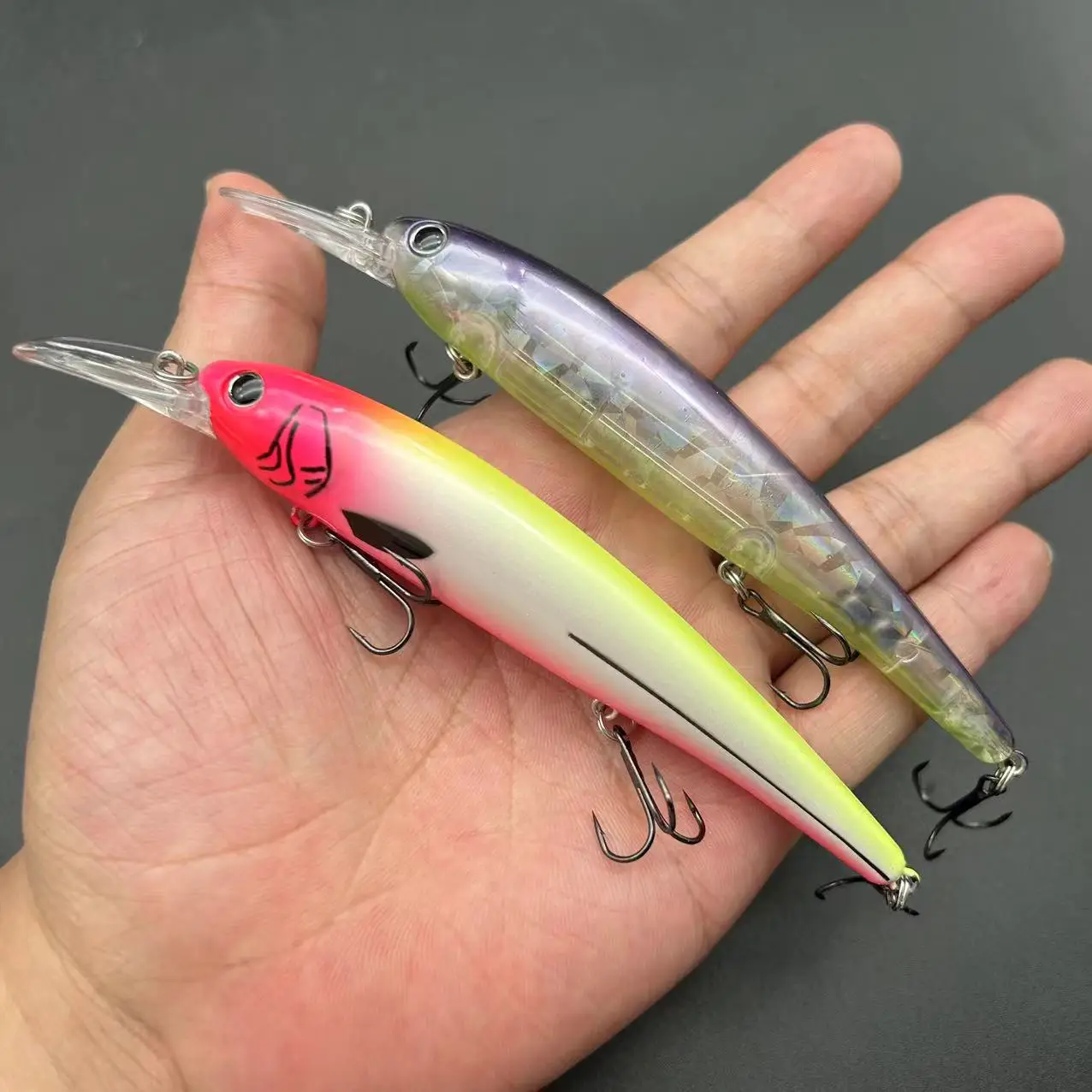 Top Right M187 145mm 16.8g Saltwater Fishing Bait Deep Diving Lures Long Cast Minnow Lure  Pesca Bass Fishing Lure Jerkbait