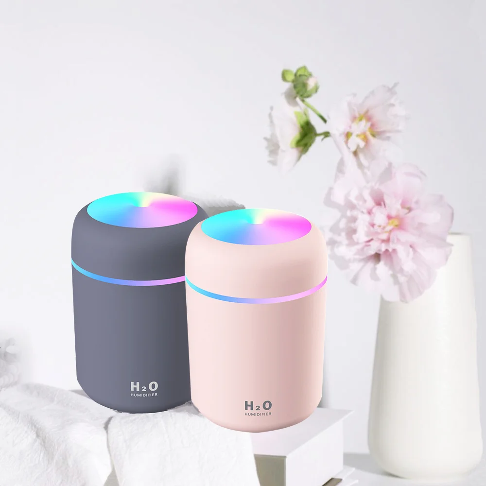 Wholesale Home Fragrance Aromatic Air Scent Aromatherapy Mist Humidifier Car Essential Oil Wood Diffuser Hinoki Volcano Light
