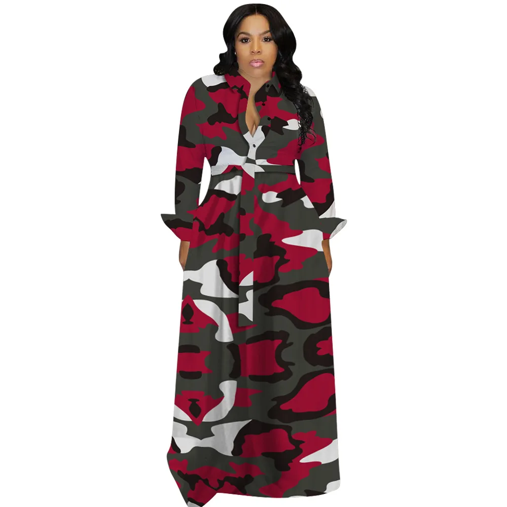 New Arrive Spring Fall Women Clothing Plus Size Dresses Floral Layered Ruffle Off Shoulder Dress