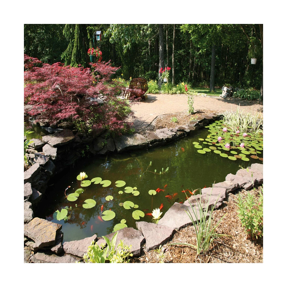 2025 hotest items landscaping plastic hdpe fish koi pond 1.5mm epdm manufacturer liner pond modern style for sales