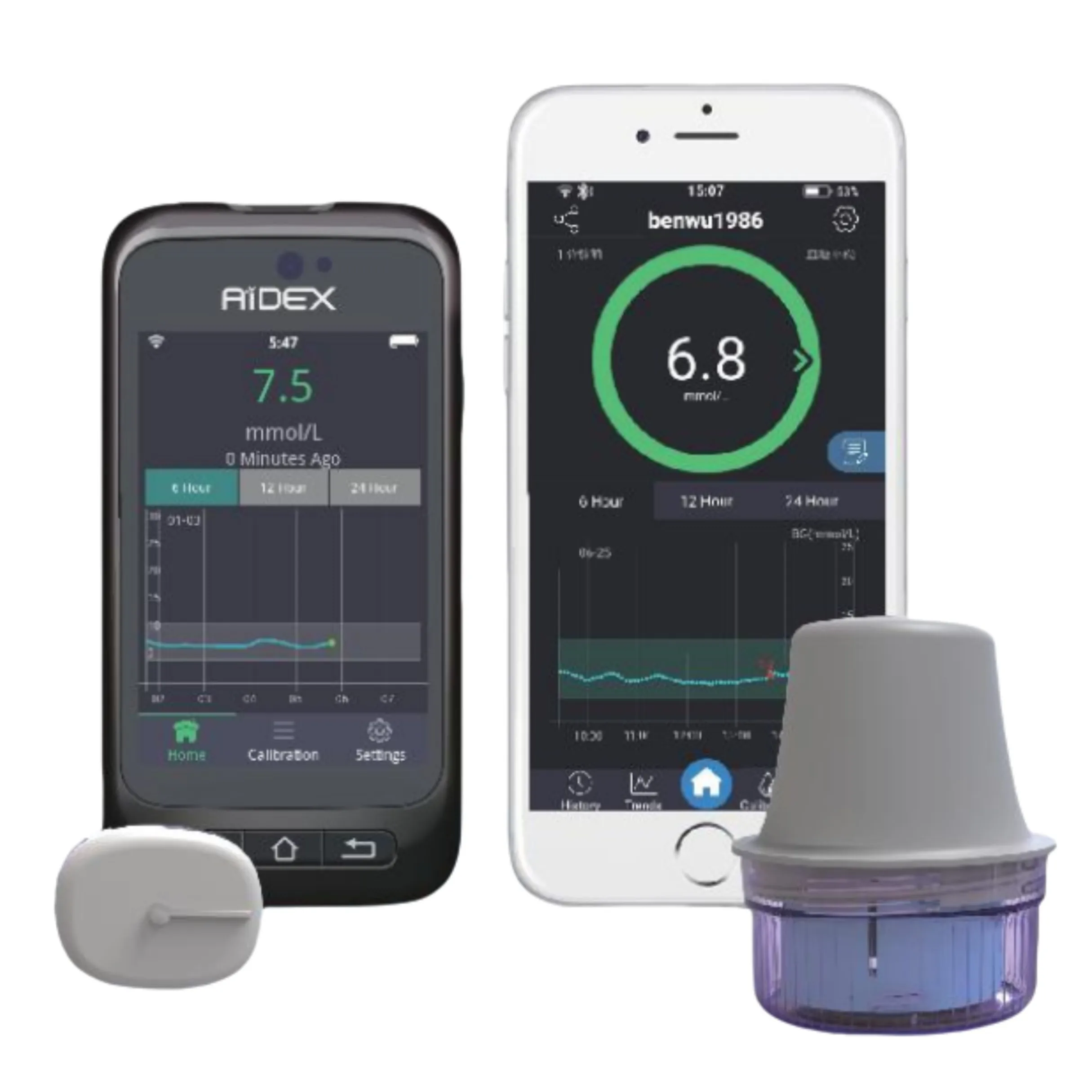 blood glucose diabete meter cgm free style libre sensor