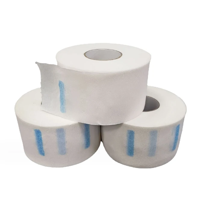 Disposable Barber Neckband Hair Cutting Barber Salon Ruffle Tissue Strip Collar Wrap Hairdressing Accessory