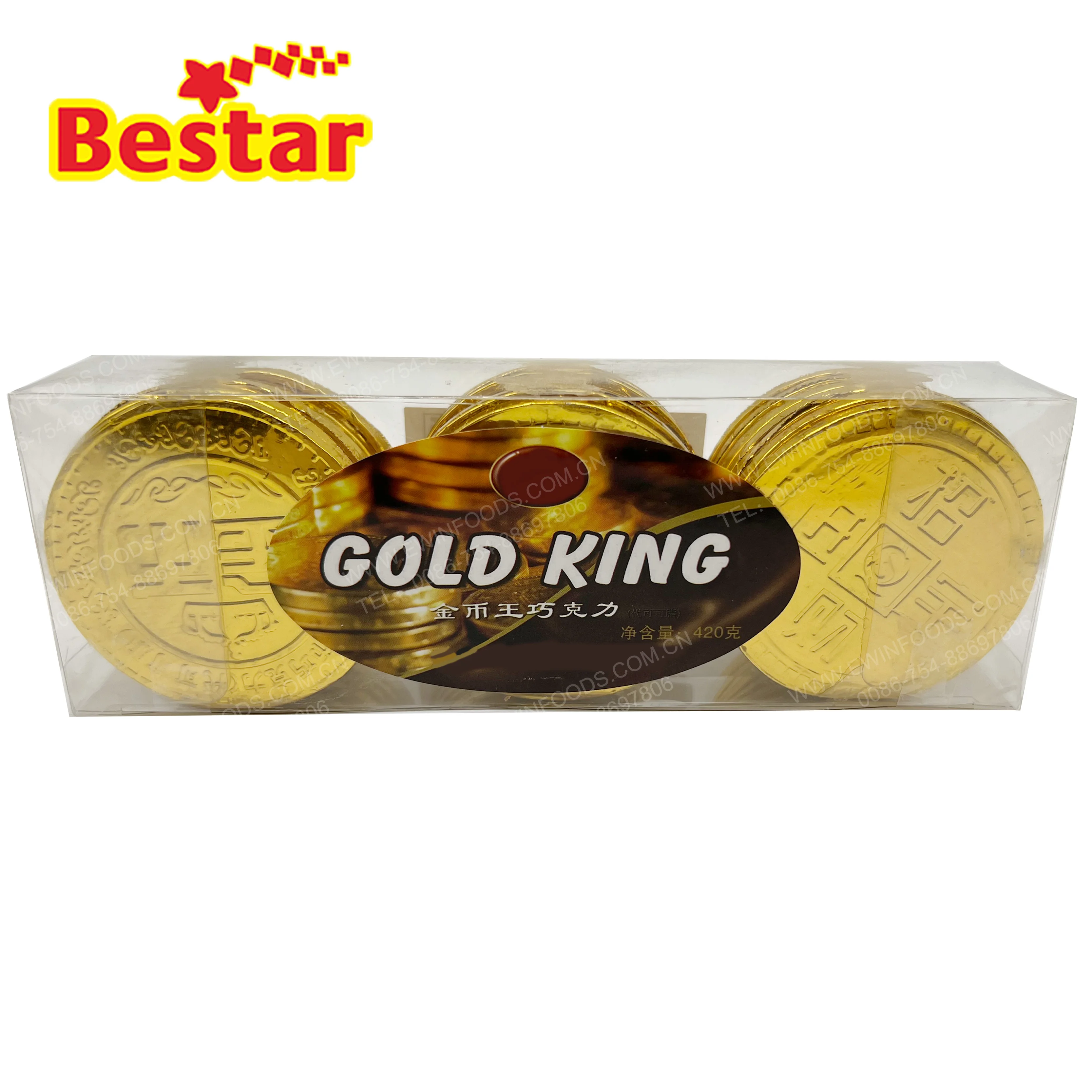 OEM/ODM chocolate ancient Chinese gold coin shape chocolate candy chocolates and sweets wholesale
