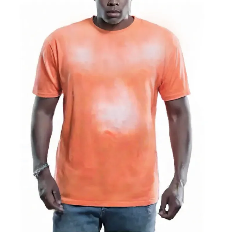 Custom Temperature Change Color Thermochromic T Shirt For Men Sensitive Heat Clothing 100% Cotton T-Shirts Tshirt Tee Shirt