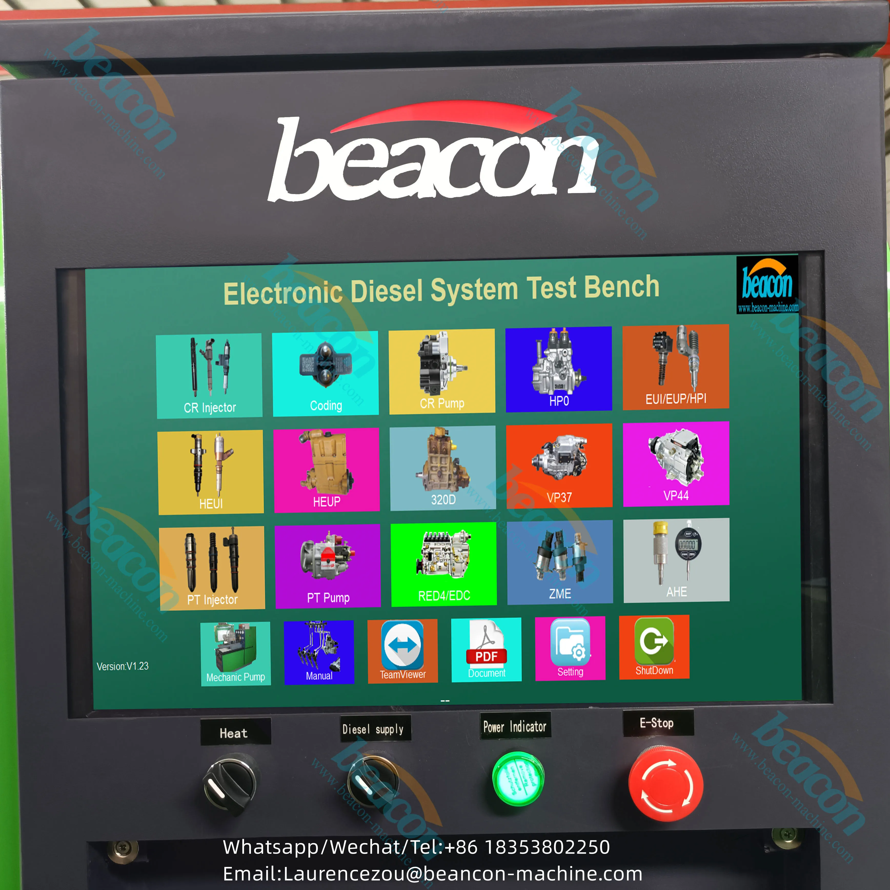 High-pressure diesel fuel common rail injection pump test bench CR819 for testing CRI,CRP,HPO pump,EUI,EUP,HEUI,BIP, CRI coding