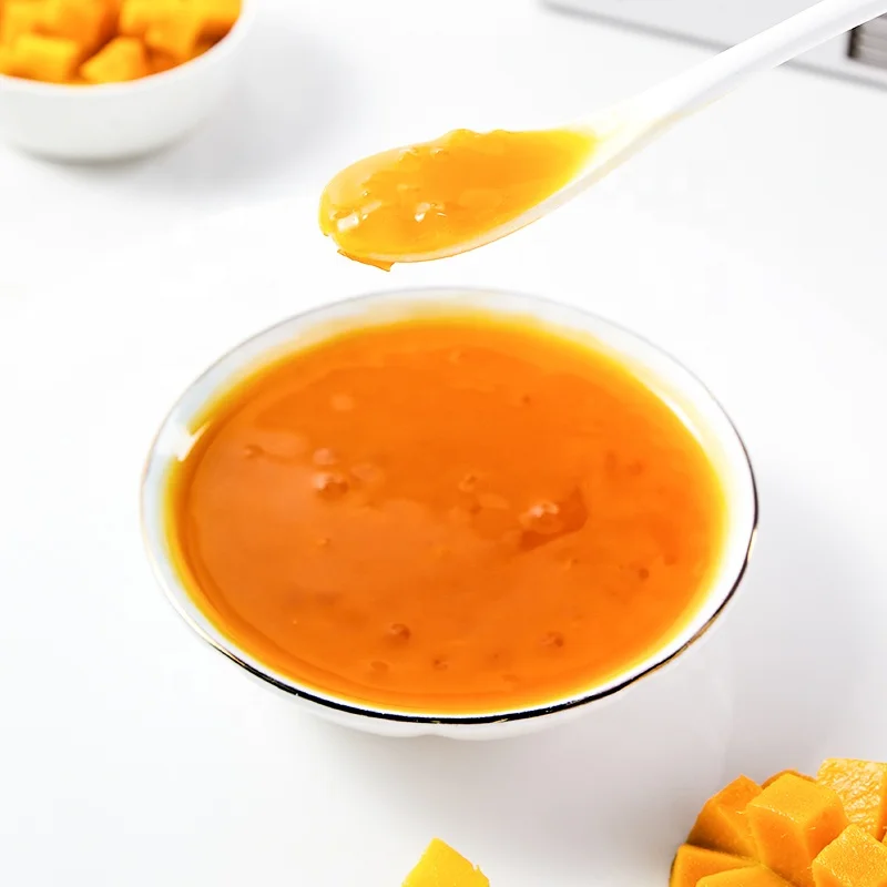 Консервированное фруктовое варенье из манго Охлажденный крем Sago с помело фруктовый для фруктового чая/пузырьковый чай 920 г