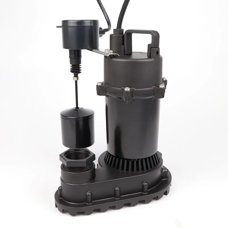 high quality supplier submersible water sump pump cast aluminum household for basement drainage waste water treatment