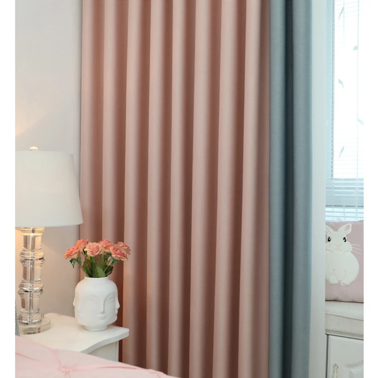 Comfortable Soft Ready Made Simple Design Price Bathroom Window Living Room Curtains Luxury