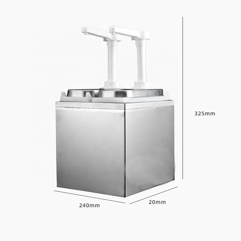 Stainless Steel Food grade stainless steel sauce pump Restaurant Kitchen Sauce Pump Dispenser