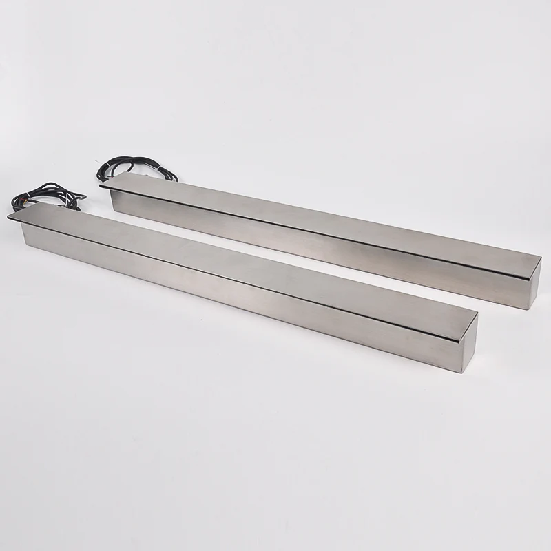 RGB легкий прямоугольный бассейн водопад из нержавеющей стали Каскадный Водопад светодиодный акриловый