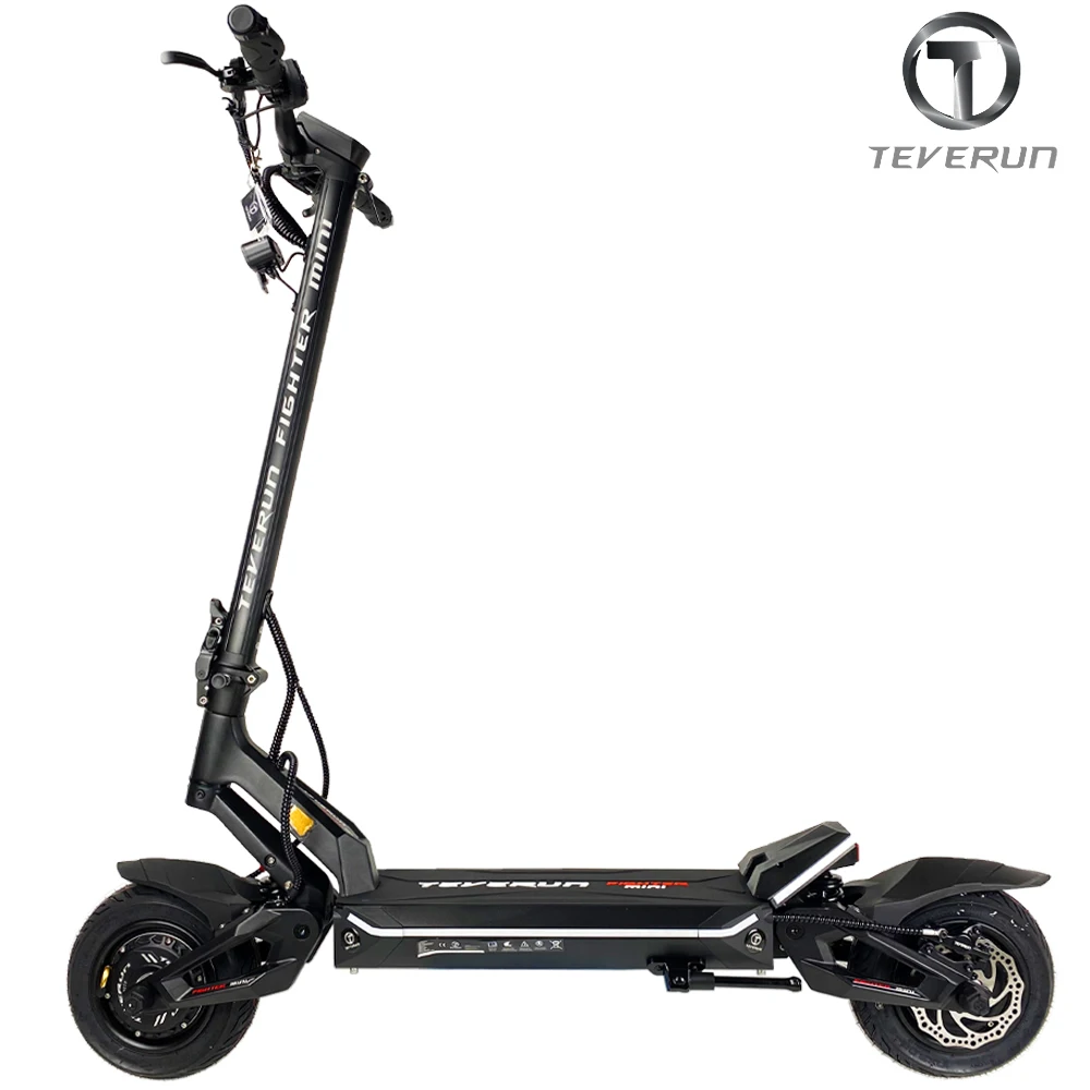 Original Teverun Fighter Mini 52V 20.8Ah Smart BMS APP Version New NFC Lock Dual Motor 2*1000W Official Electric Teverun Scooter