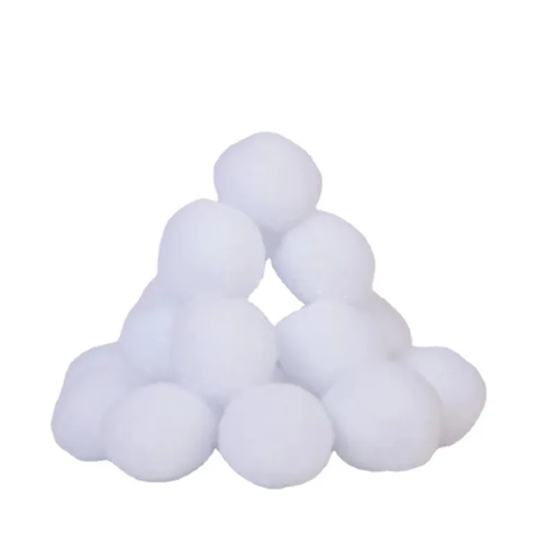 Manufacturer custom package indoor outdoor children 7cm simulated Christmas snowball Indoor snowball fight Christmas snowball
