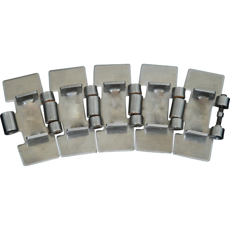 FACTORY DIRECTLY SS881TAB  stainless steel  side flexible chain for conveyor system in glasses and heavy industry