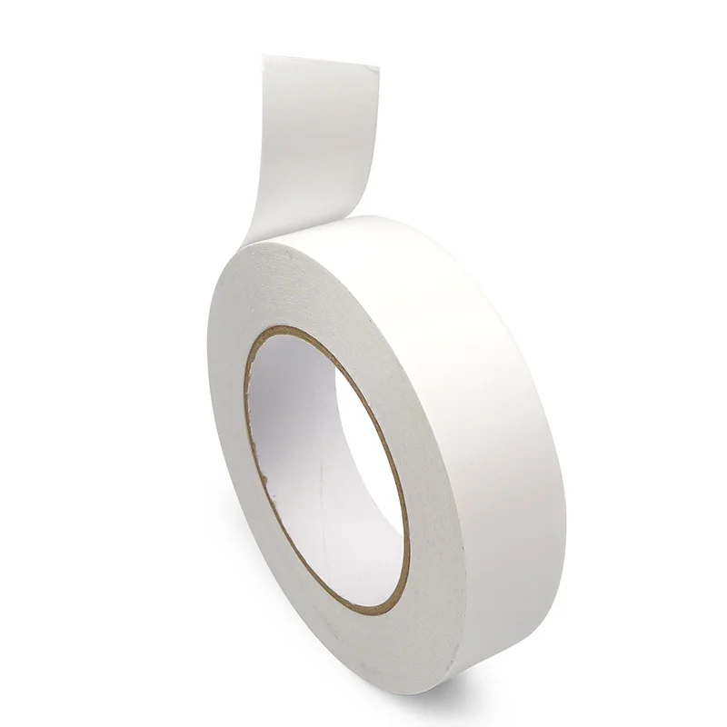 Translucent Tissue Double Sided Tape White Heat Resistant Custom Slitting Roll Or Jumbo Roll Adhesive Tape