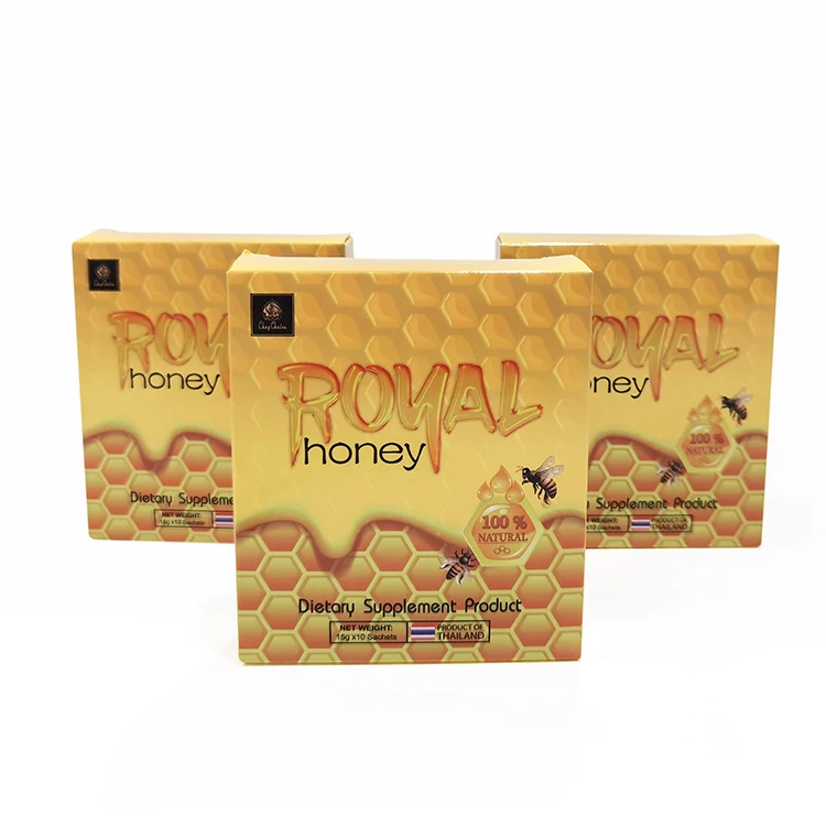Wholesale honey under its own brand benefits men with natural high-quality honey sachets