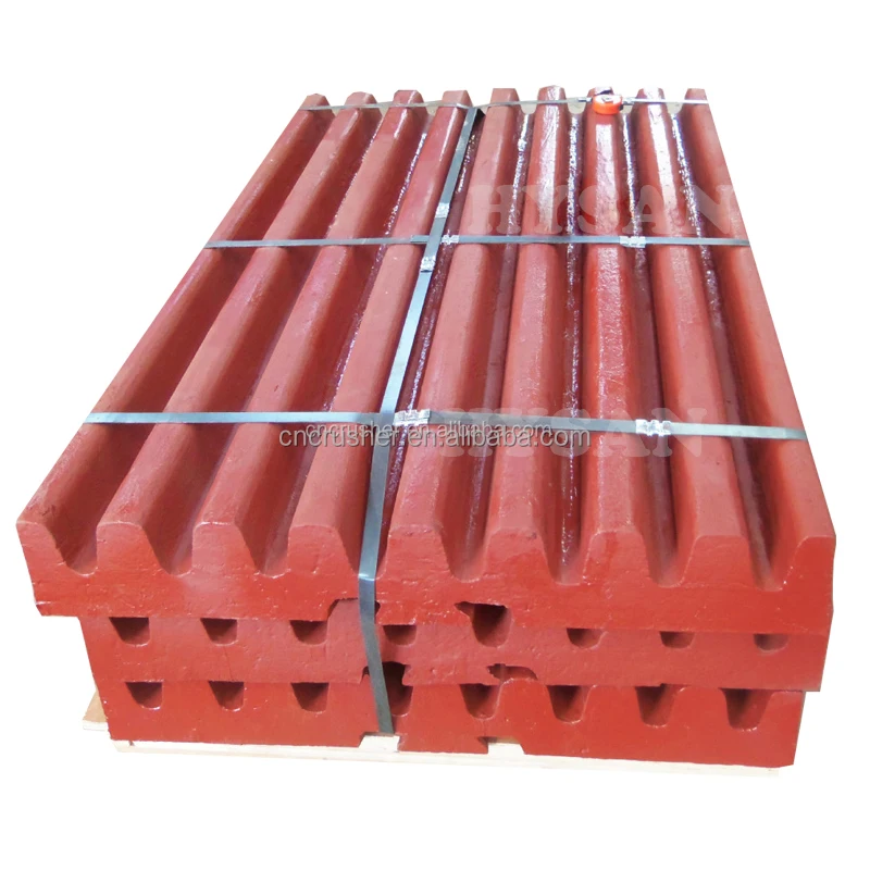 High Manganese Steel Casting C106 Jaw Plates Movable Jaw Plate Crusher Parts