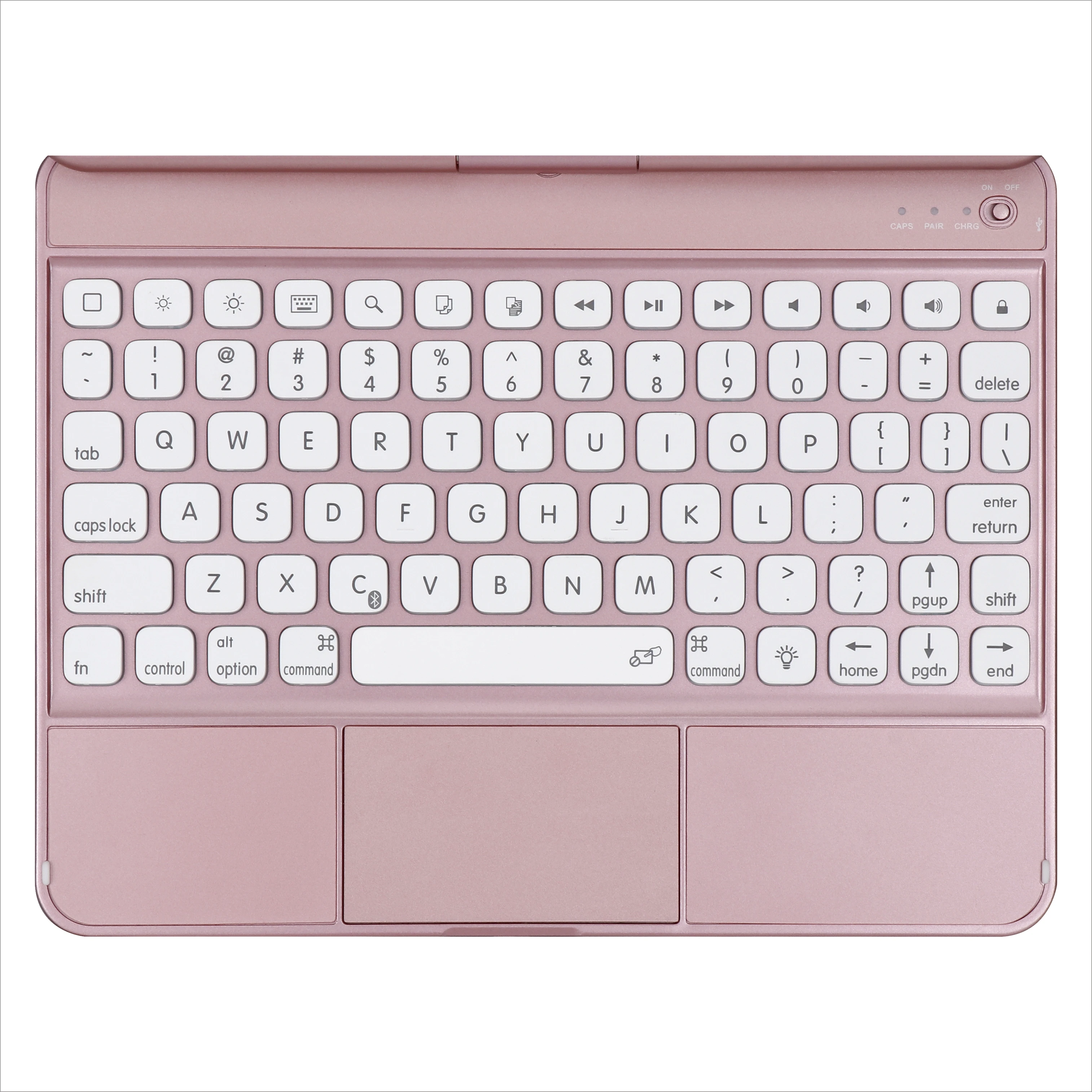 Factory Wholesale Keyboard Case TouchPad Wireless Keyboard With LED Back Light For iPad Air 4