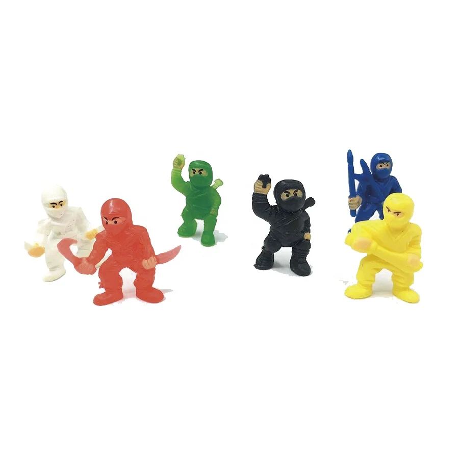 Mini ninja figures toy for plastic candy surprise eggs