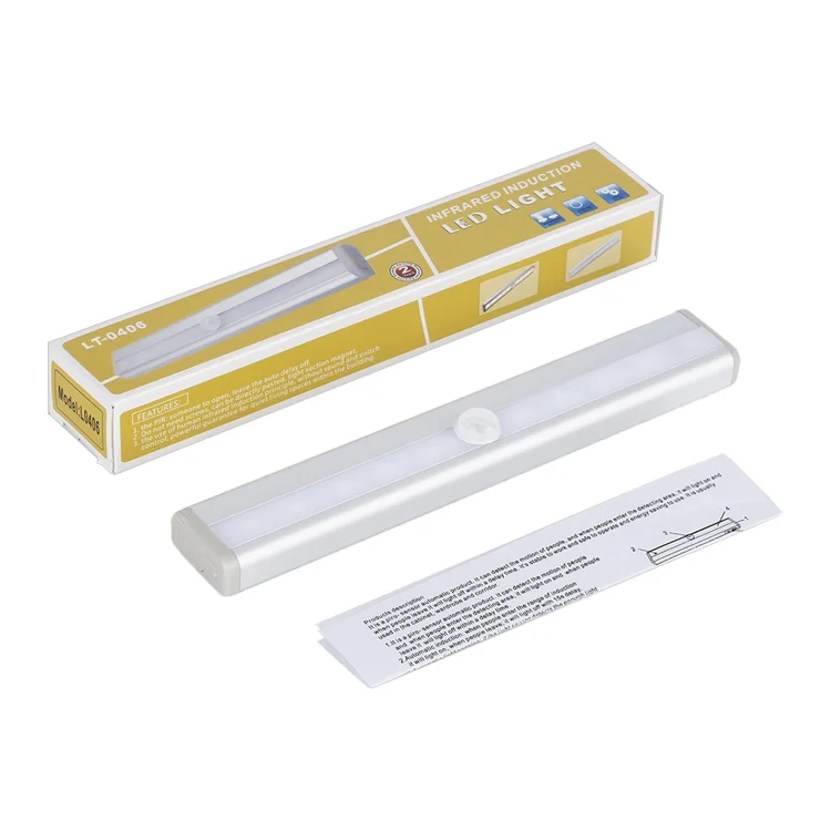 Factory Wholesale Smart Home Led Motion Sensor Light 4A Battery Magnetic Led Bookshelf Light