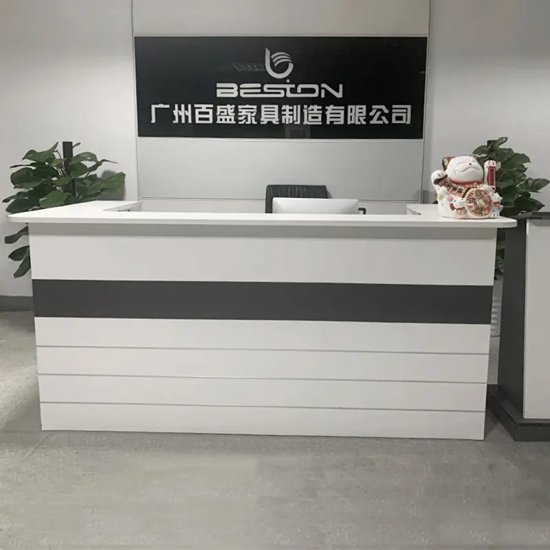 Office Reception Desk Furniture Modern Beauty Salon Office Front Desk Wooden Reception Salon Reception Counter Front Desk