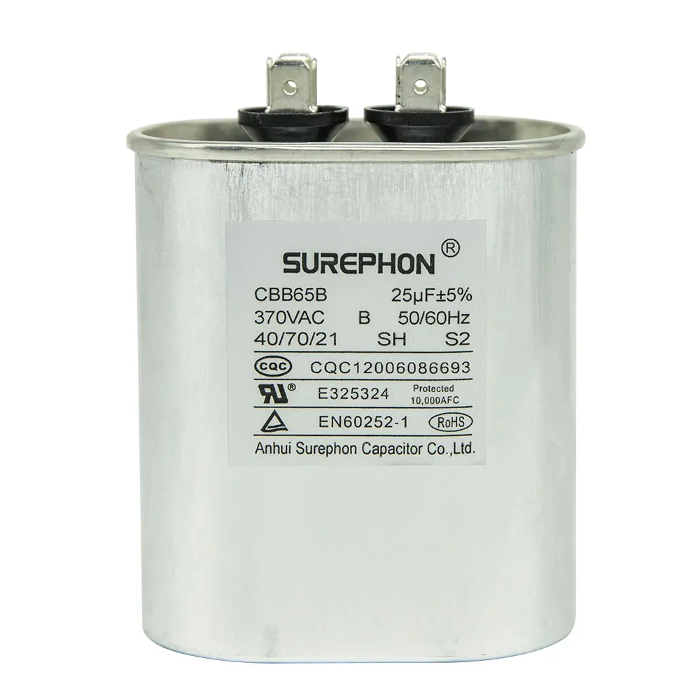 Factory Direct Sales 2.5Uf 450V Ac Motor Run Cbb61 Capacitors Fan Capacitor