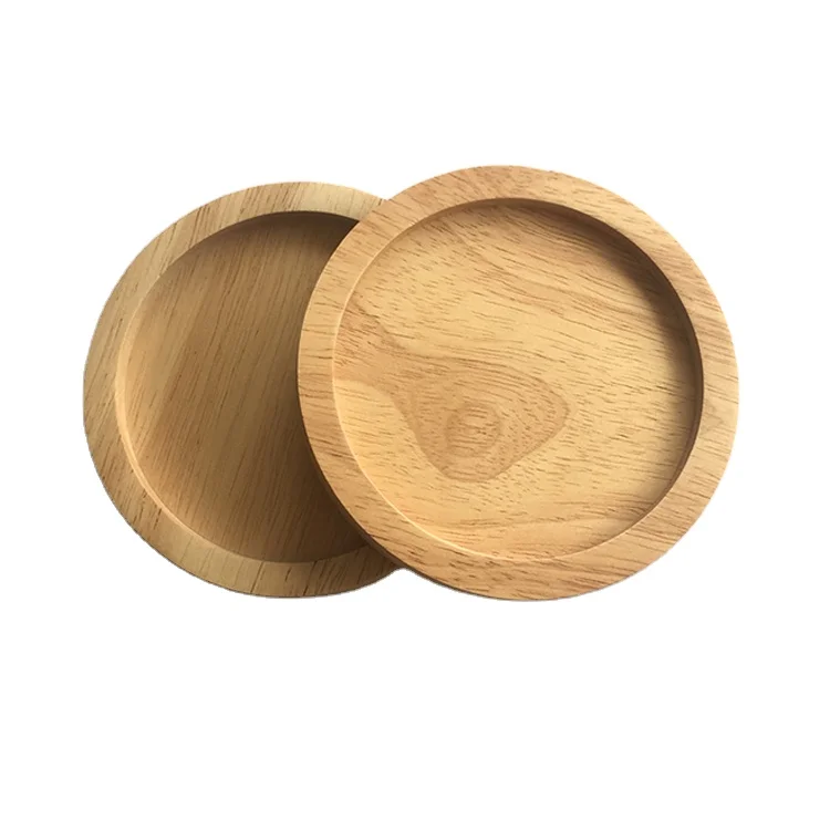 Заказная противоскользящая прочная водонепроницаемая дубовая деревянная подставка для напитков домашняя декоративная кухонная под чашку