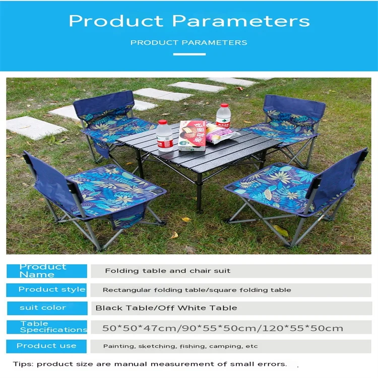 Luxury Outdoor Foldable Beach Adjustable Camping Outdoor Table And Chairs Folding Bar Table And Chair Set Outdoor