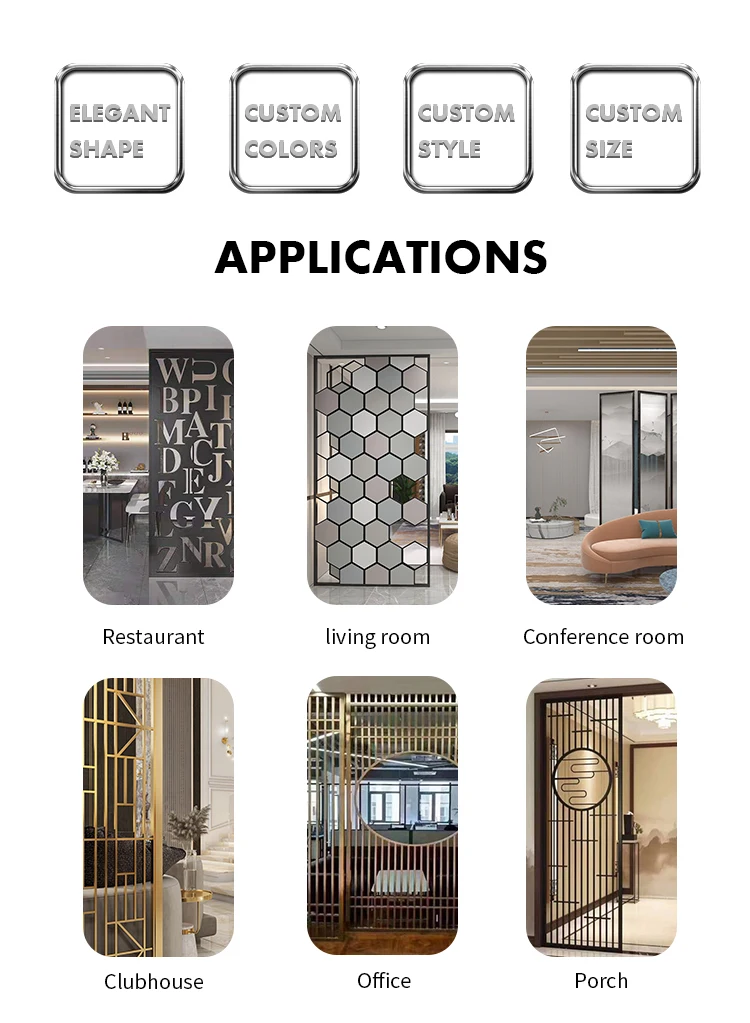 SUCEL Decorative Metal Screen Fencing Stainless Steel Screens & Portable Folding Doors Room Dividers.jpg