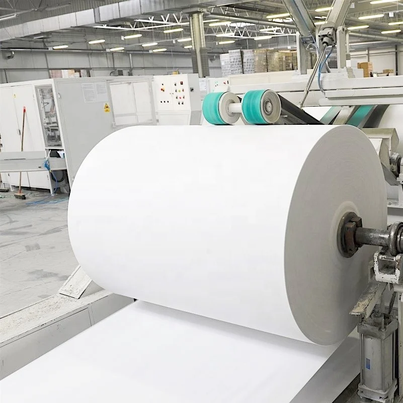 Factory price white kraft paper 65gsm-190gsm straw paper roll
