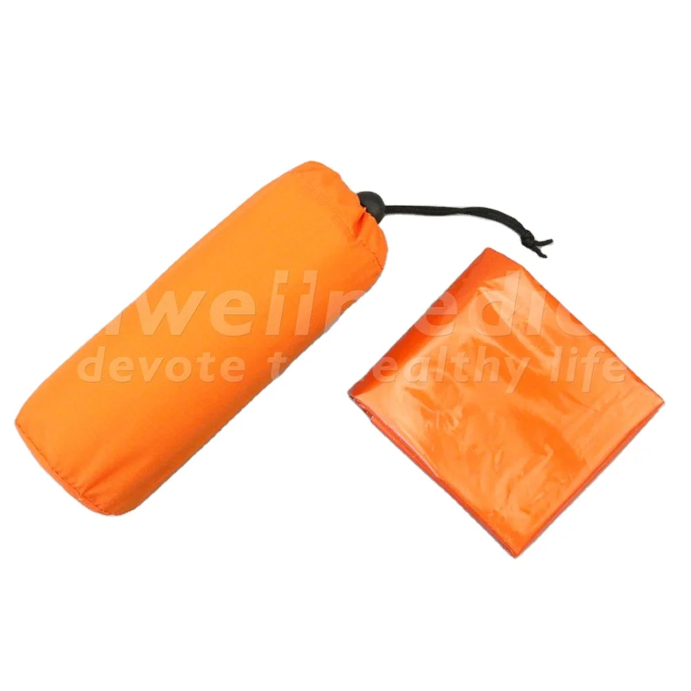 Походный легкий оранжевый термоспальный Мешок Bivy Mylar для выживания на открытом воздухе