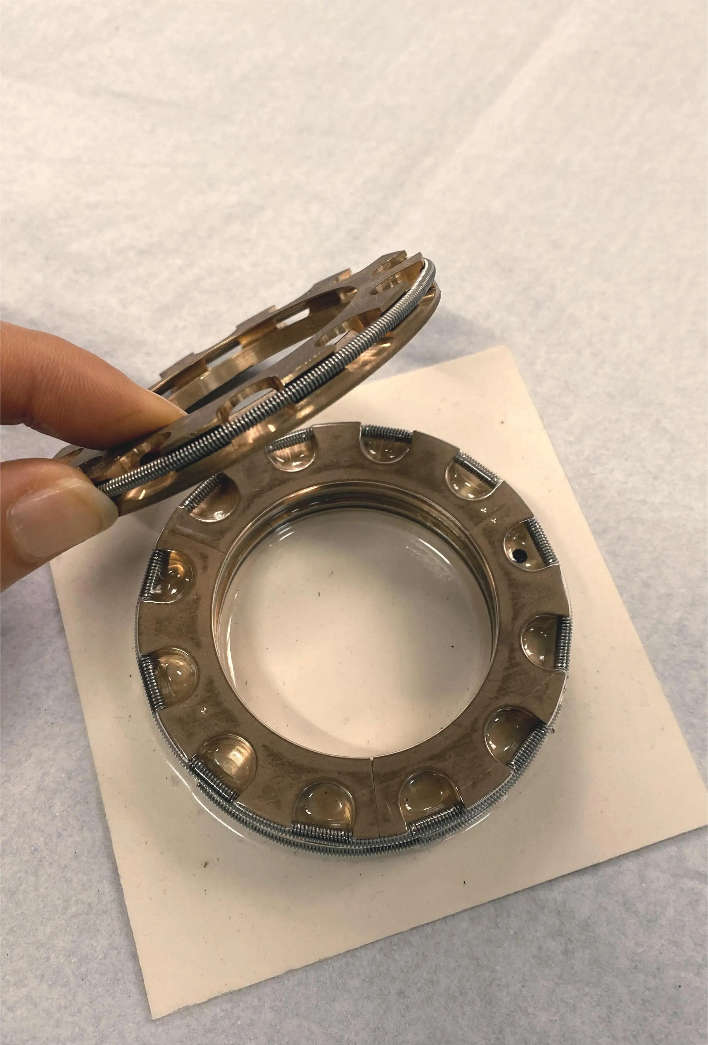 Custom Compressor Spare Parts Sealing Ring CNG Compressor Wiper Packing Ring Cnc Machining Micro Machining Polish Aluminum Drill