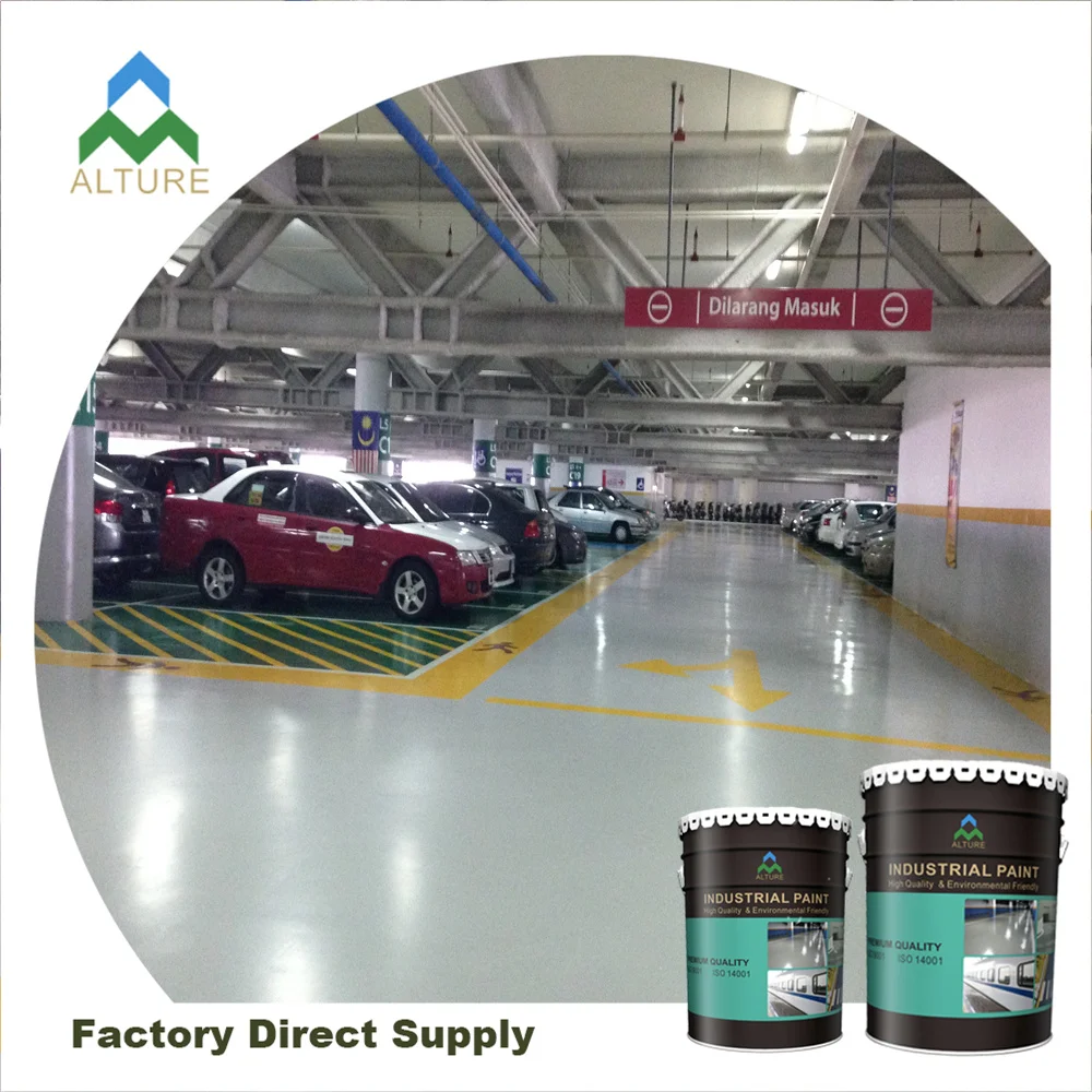 Alture Dustproof and dirty resistance epoxy floor paint for garage parking lot