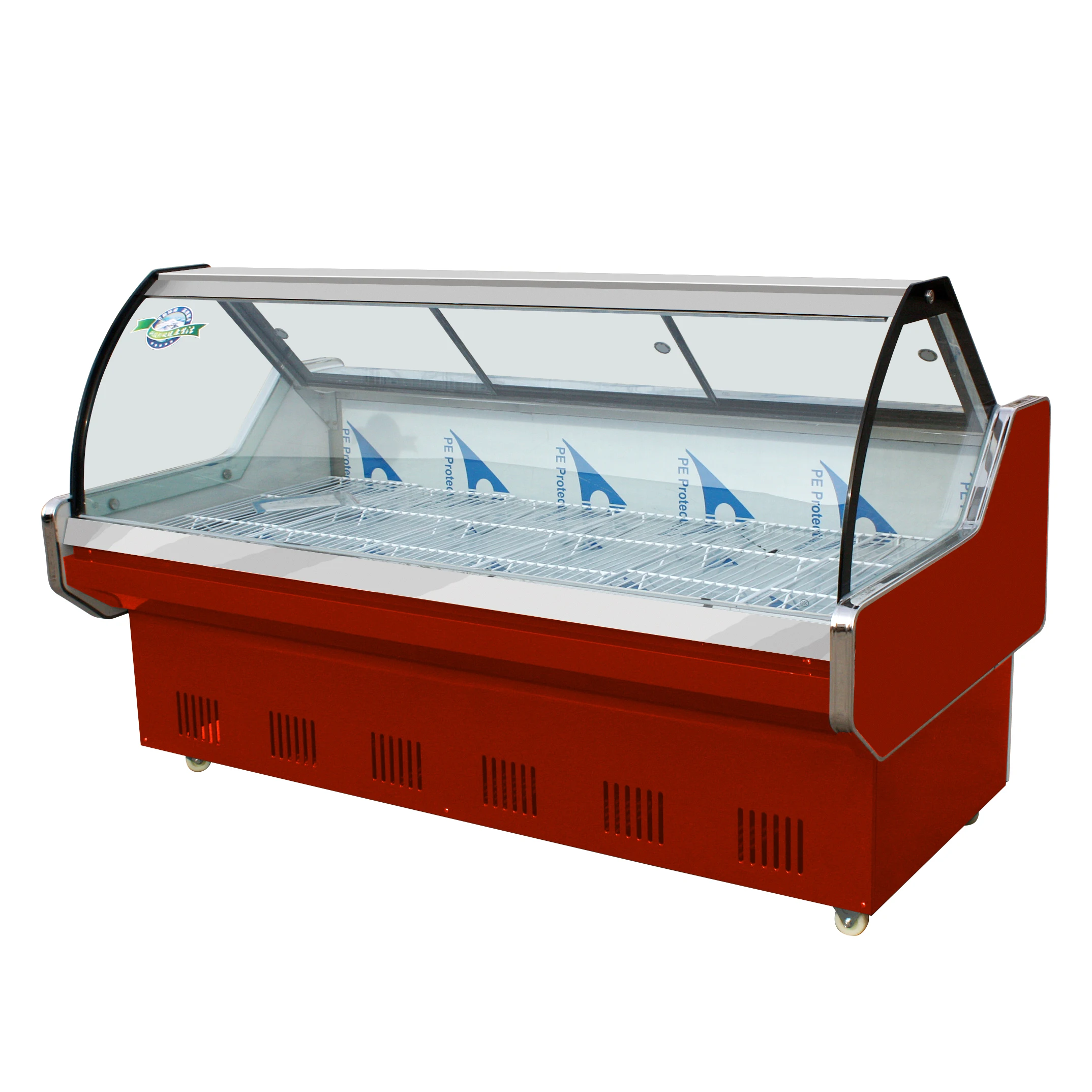 meat display fridge commercial restaurant cooked deli fresh meat chiller Food Display counter cabinet prepared food cooler