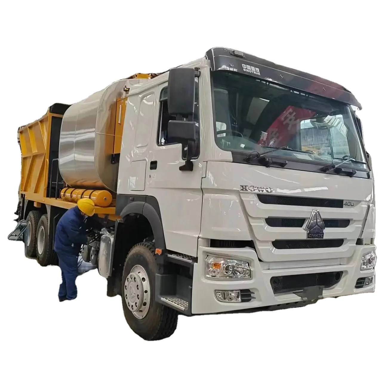 Низкая цена, высокое качество, SINOTRUK HOWO SINOTRUCK howo 8cbm, грузовой автомобиль HOWO, синхронный уплотнитель на асфальт
